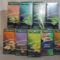 Piramide thee: Groene thee earl grey