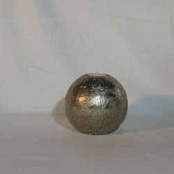 Zilveren bol,T-licht